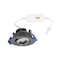 Jesco Downlight LED 2 Miniature Trimmed Recessed Downlight with Gimbal Trim Black RLF-2708-SW5-BK - alternate 1